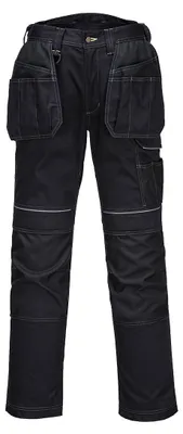 Produktbild von Portwest T602 PW3 Arbeitshose mit Holstertaschen Black Short Gr. 32