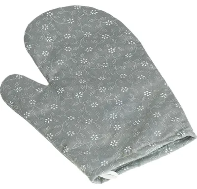Obrázok produktu pre Kuchynská chňapka – 28 x 18 cm – sivá, biela