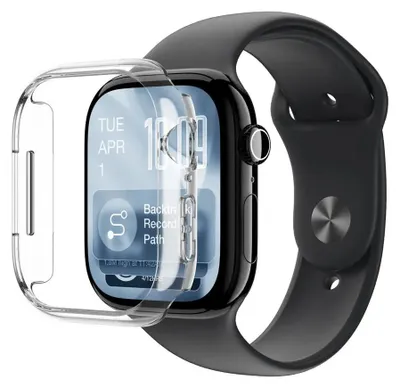 Image de Étui de protection minimaliste AmazingThing pour Apple Watch Series 11 42mm - Transparent