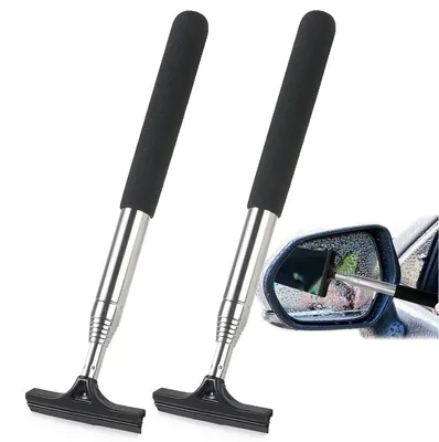 2er Set ausziehbare Spiegelwischer, Teleskopstange 21–98 cm