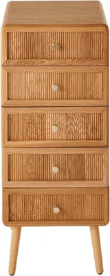 Zdjęcie produktu dla Komoda 5 szuflad z laminowanymi frontami H100 cm - AVA