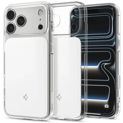 Obrázok produktu pre SPIGEN ULTRA HYBRID T MAGSAFE pre iPhone 17 Pro / 18 Pro, lesklý biely obal