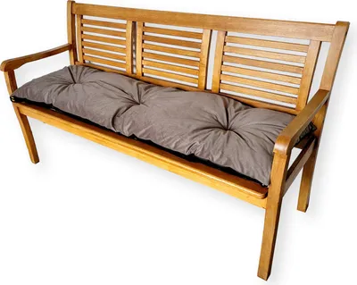 Produktbild von 4L Textil Sitzkissen Palettenkissen Gartenpolster Bankkissen Bankpolster Polsterauflage Auflage für Gartenbank (100x40 cm, Braun)