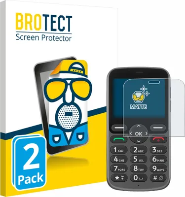 Produktbild von 2x BROTECT Schutzfolie für Doro 1380 Displayschutz Displayschutzfolie Folie Matt Entspiegelungsfolie