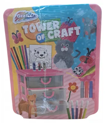 Produktbild von Grafix Kreativer Turm mit Zubehör für vielfältige Spiele