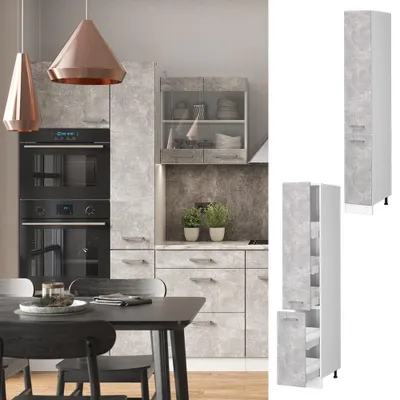 Produktbild von Apothekerschrank Vicco R-Line Beton 30 cm, Model 37809