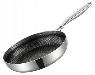 Obrázek produktu pro Pánev nerezová nepřilnavá 24cm Hexagon