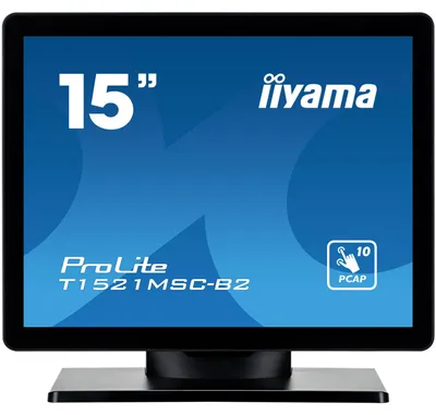 Zdjęcie produktu dla IIYAMA 38.0cm (15") T1521MSC-B2 4:3 M-Touch VGHDMI retail