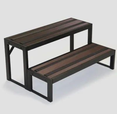 Produktbild von Villeroy & Boch Whirlpool Treppe Select Woodland Brown Whirlpooltreppe