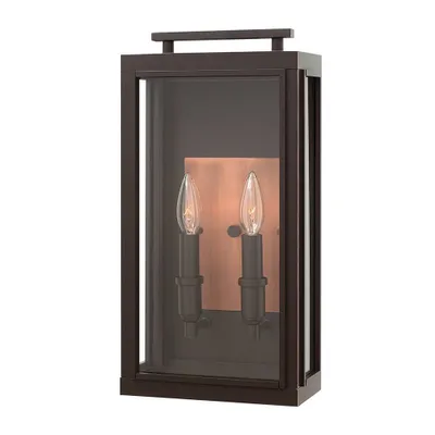 Produktbild von Sutcliffe Outdoor Wandleuchte 2-flammig bronze, kupfer  Hinkley QN-SUTCLIFFE-M-OZ