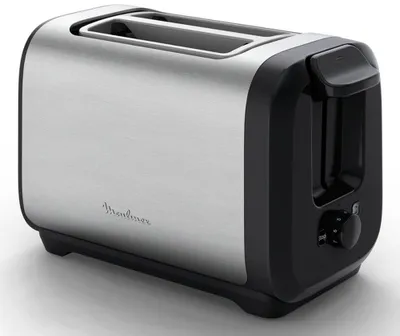 Produktbild von Moulinex LT5S0DE0, 2 Scheibe(n), Schwarz, Edelstahl, Edelstahl, Niveau, Drehregler, 1200 W, 286 mm