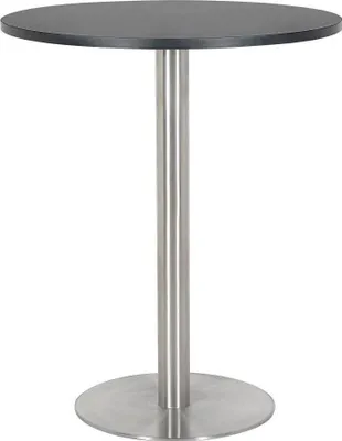 Produktbild von Stehtisch Bistrotisch Schwarz Rund Edelstahlfuß 60x60x105 M-BT105H/8414