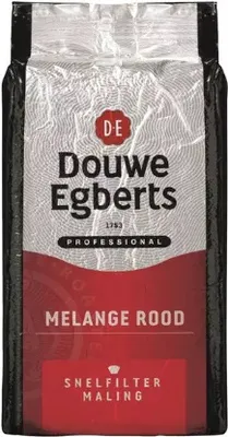 Produktbild von Douwe Egberts - Kaffee Douwe Egberts Snelfilter Melange Red 1kg | Pak a 1000 Gramm | 6 Stück