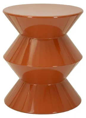 Immagine prodotto di Tavolino da appoggio Zag in metallo arancione