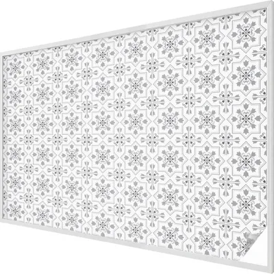 Obrázek produktu pro Vitrážová fólie na okno - 146x200 cm - vitrážový vzor - neprůhledná dekorativní fólie pro ochranu soukromí - samolepicí, ochrana proti UV záření - symetrické ornamenty