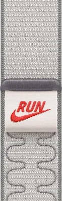 Immagine prodotto di Apple Nike Sport Loop, Banda, Smartwatch, Grau, Apple, Apple Watch: 38 mm, 40 mm, 41 mm,, Nylon, Poliestere riciclato, Spandex