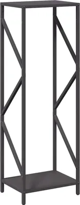 Immagine prodotto di vidaXL Porta legna Nero 34x25x100 cm Acciaio laminato a freddo