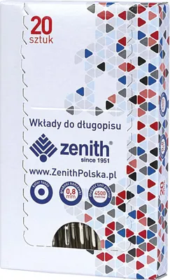 Produktbild von Zenith 4 Blau Nachfüllung 0,8 Mm (20) 11042002 3224