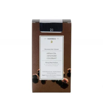 Obrázok produktu pre Korres Argan Oil Advanced Colorant 2.1 Blue Black 2.1