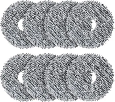 Produktbild von 8er-Mikrofaser-Wischlappen für Dreame L10s Pro Ultra, L10s Ultra Gen 2, L10s Ultra Heat - Waschbar