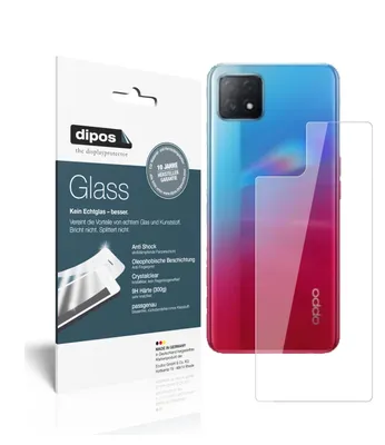 Produktbild von 1x Schutzfolie für Oppo A72 5G Rückseite - Anti-Shock 9H Folie dipos Glass Kunststoffglas