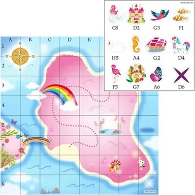 Produktbild von Schatzkarte - Party-Spiel "Fairytale Land" - Karton SG38047 (Einheitsgröße) (Bunt)
