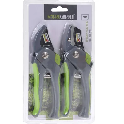 Produktbild von Pro Garden Tuinscharen Set 2 Stuks Snoeischaar en Heggenschaar 20cm