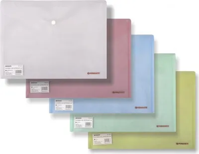 Produktbild von Hochwertige A4 Dokumentenmappe, Blau, 20-blättrig