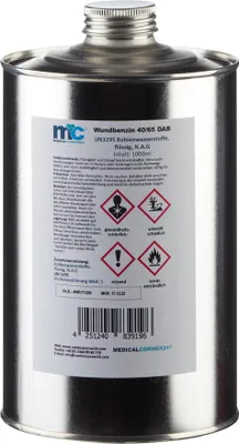 Produktbild von MC24 Wundbenzin 40/65, UN3295, flüssiges Lösungsmittel, 1.000 ml