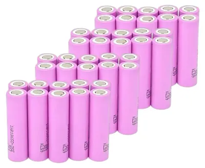 Immagine prodotto di Batterie agli ioni di litio, capacità 3500 mAh, corrente di scarica 25 A, confezione da 35-40 pezzi