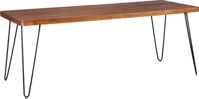 Produktbild von Wohnling Massivholz Sheesham Esstisch BAGLI 200x80x76 cm Küchentisch Massiv Tisch