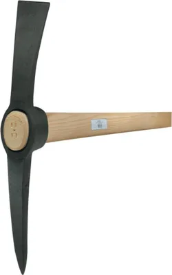 Produktbild von Idealspaten Kreuzhacke 3 kg, Buchenstiel 95 cm Import