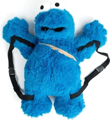 Produktbild von Sesame Street Rucksack Uni Cookie Monster blau/schwarz Standard