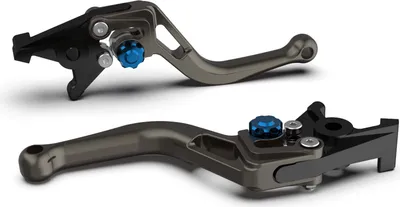 Produktbild von Kupplungshebel LSL BOW L02R mit ABE kurz für Suzuki GSF Bandit N S RF GSX-R K.L.M.N G.H.J W P.R GSX Inazuma 900 - 1200 ccm Bj. 1986 - 2000, Farbe Hebel:anthrazit, Farbe Versteller:blau