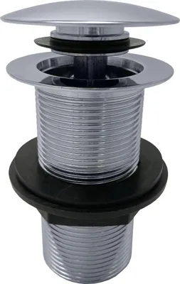 Obrázek produktu pro Výpusť umyvadlová CLICK-CLACK 5/4 bez přepadu, Chrom MD0798, RAV Slezák