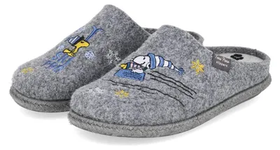 Produktbild von Toni Pons Damen Hausschuhe SNOOPY Grau Filz Größe: 36