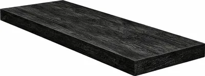 Produktbild von FURNARO Wandboard Clyde Wandregal Steckboard B/H/T: 60x4x24 cm, Farbe:Flamed wood black