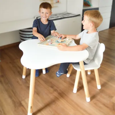 Obrázek produktu pro FreeOn Dřevěný stůl se židlemi Medvěd