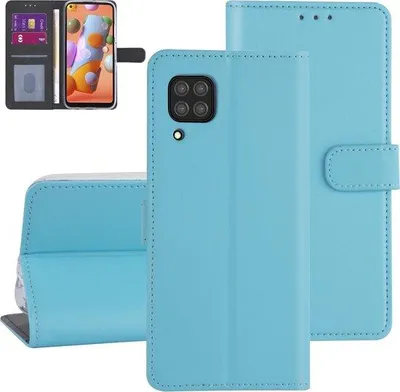 Productafbeelding van Hoesje voor Huawei P40 Lite - Lichtblauw - Book Case met kaarthouder