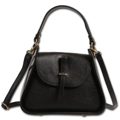 Produktbild von Toscanto Damen Schultertasche Leder Tasche schwarz D3OTT871SS1
