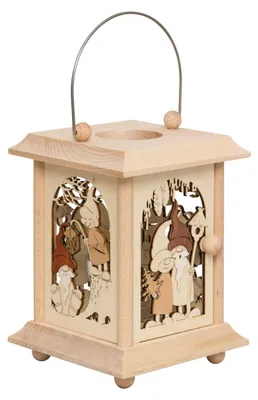 Zdjęcie produktu dla Lampion stołowy na podgrzewacz lub świecę wotywną 12x17x12cm NOWOŚĆ