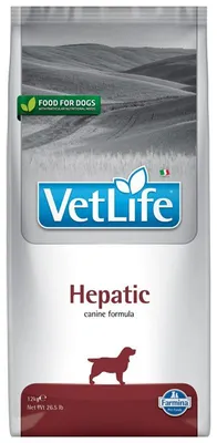 Obrázek produktu pro Farmina Pet Food Vet Life Hepatic, Dospělý jedinec, Jakékoli plemeno, 12 kg