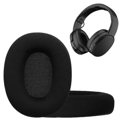 Produktbild von kwmobile 2x Mesh Polyester Ohr Polster für Skullcandy Crusher ANC 2 Ohrpolster - Ersatz Ohrpolster - Kopfhörer Ersatzteile - Kopfhörer Ersatzpolster