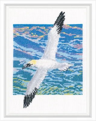 Imagen del producto de Kit punto de cruz contado RTO "Embracing the Sea", 14,5x20cm