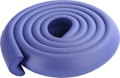 Obrázek produktu pro 2M zesílený ochranný pásek ve tvaru písmene L pro ochranu rohů dětského stolu proti nárazu, modrá barva jezera