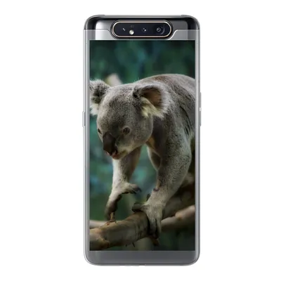 Produktbild von MuchoWow® Handyhülle Schutzhülle Hülle für Samsung Galaxy A80 Koala - Baum - Klettern - Kinder - Jungen - Mädchen Silikon Softcase Handy Hülle - Schutzdeckel