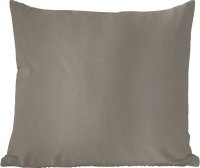 Produktbild von MuchoWow® Zierkissen Sofakissen Wohnzimmer Dekokissen 40x40 cm Grau - Farben - Einfarbig - Foto Kissen - Schlafzimmer Dekoration