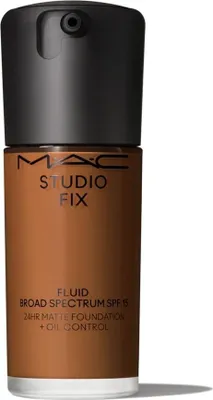 Produktbild von MAC, Studio Fix Fluid, Matte Finish, Liquid Foundation, C55, SPF 15, 30 ml