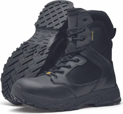 Produktbild von Shoes For Crews DEFENSE HIGH O2 HRO WR SRC ESD Leder/Mesh schwarz Gr. 46