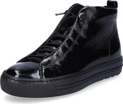 Produktbild von Paul Green Damen High-Top Sneaker schwarz Lack 4,5